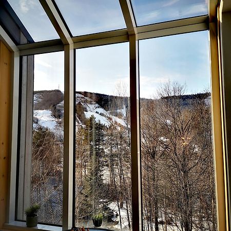 Condo Sur 2 Niveaux Avec Magnifique Vue Sur La Montagne Stoneham Esterno foto